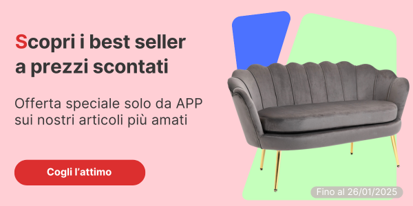 Acquista dall'app e risparmia